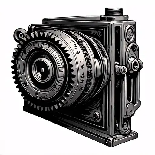 Clockwork Gears Movie Camera