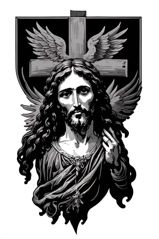 Past Life As A Sinner With Jesus And Cross