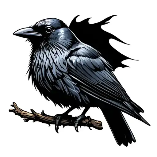 Crow Perched
