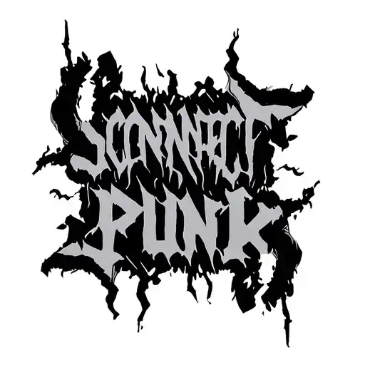 Connect In Scary Punk Font