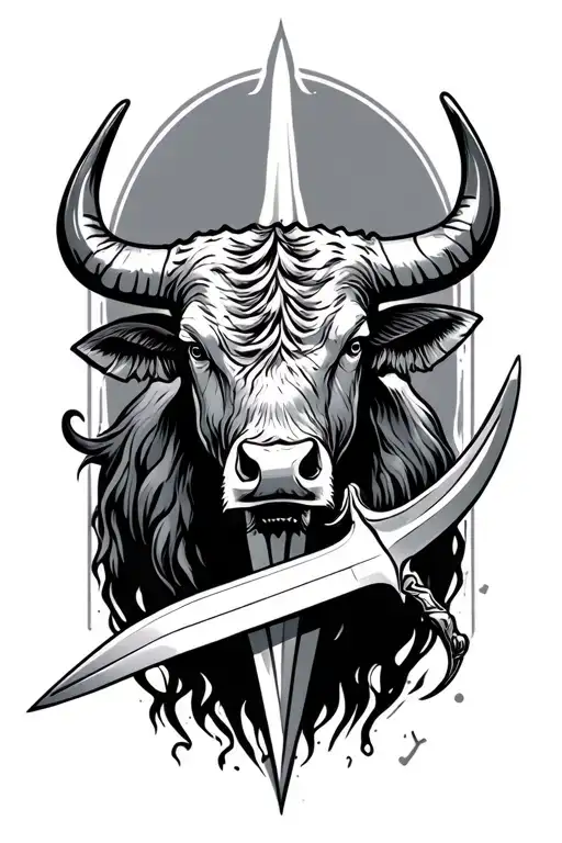 Bull And Sword
