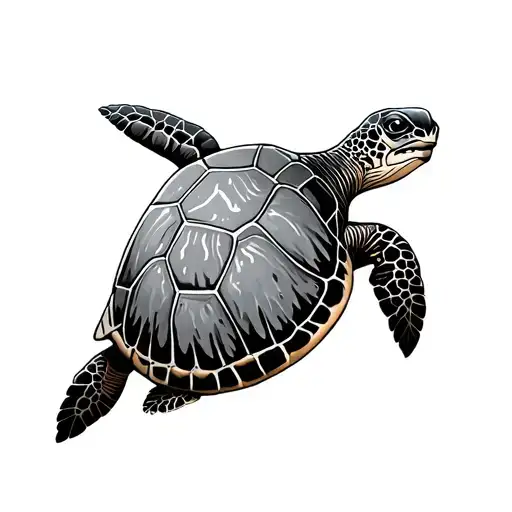 Ohana And Sea Turtle