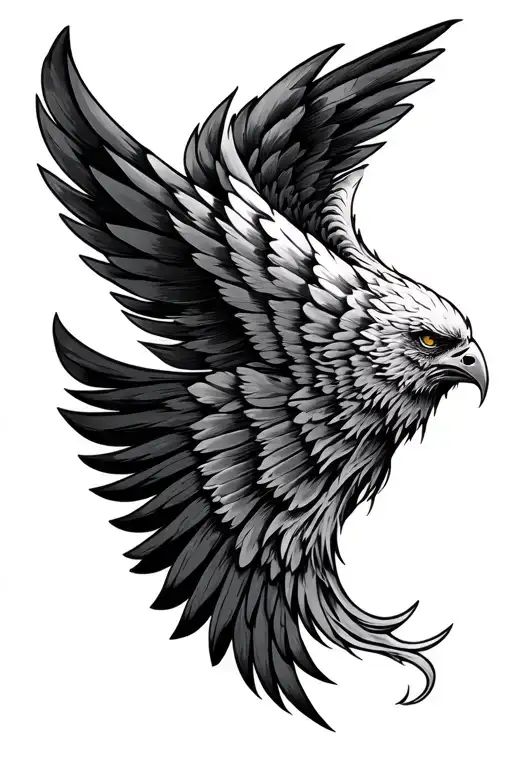 Cool Shoulder Design For Men That Goes With My Wing