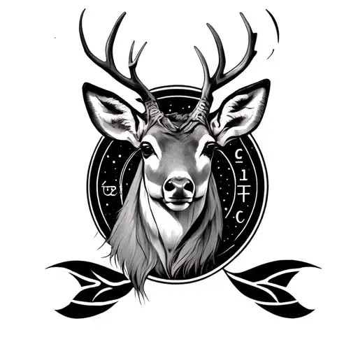 Deer With The Astrological Gemini Sign