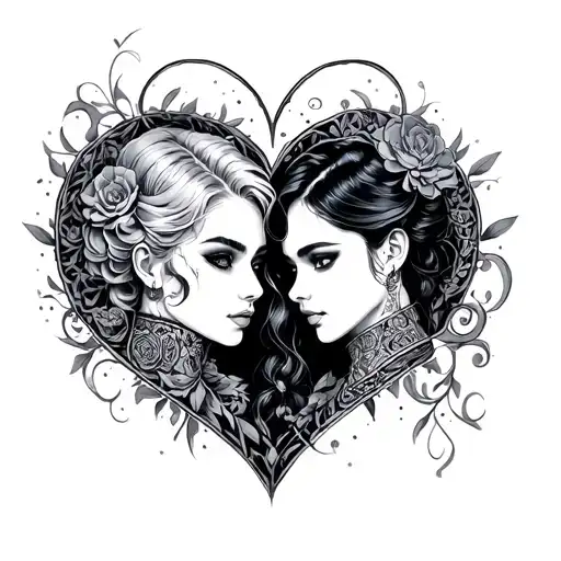 Ivey And Riggs In A Heart Shape