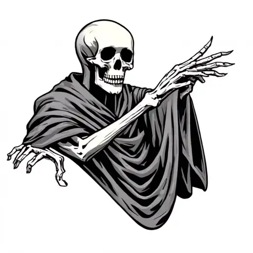 Skeleton In A Robe