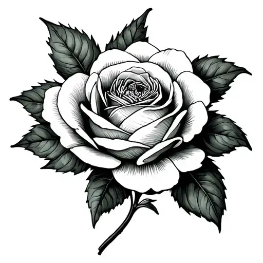 Alberta Wild Rose Stamp Tattoo That Embodies