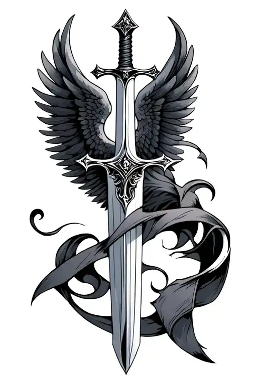 Cross Sword Wings