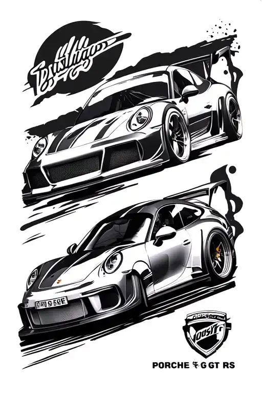 Porsche 911 Gt3 Rs Sleeve With A Nome Driving It