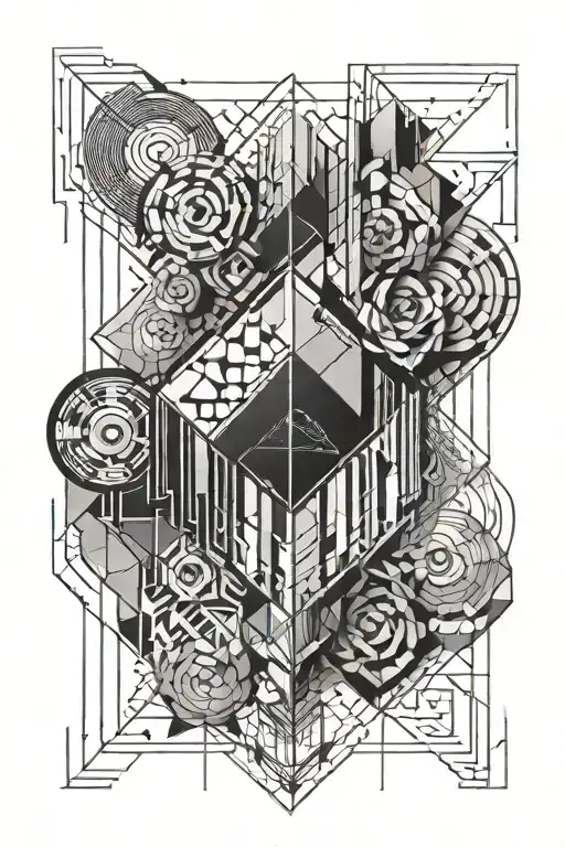 Geometric Thin Lines And Numbers
