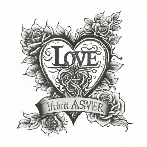 Love Is The Answer Halo Black