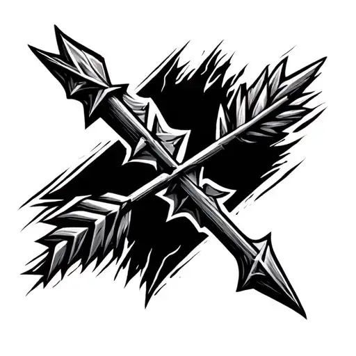 Create A Tattoo Of A Arrow For Index Finger