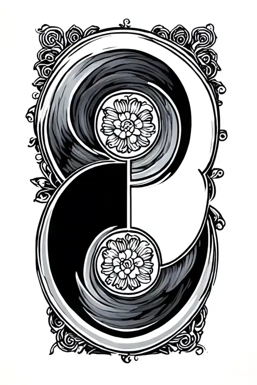 G Shape Made Yang Symbol