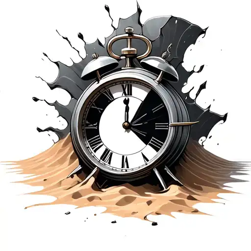 Broke Sand Clock