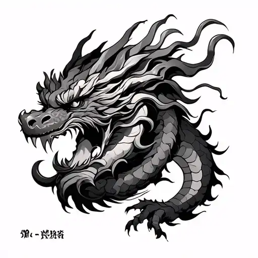 Oni With Dragon Wrapped