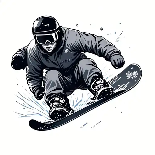 Small Snowboarder