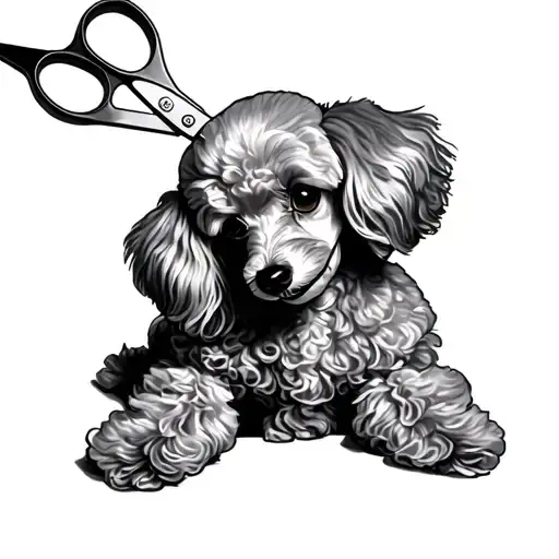 Poodle Scissors Cutting