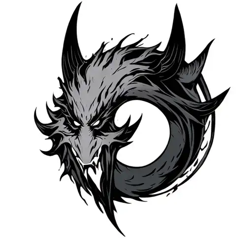 Enso With Demon Face