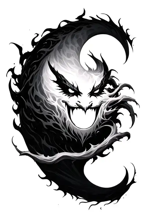 Enso With Demon Face