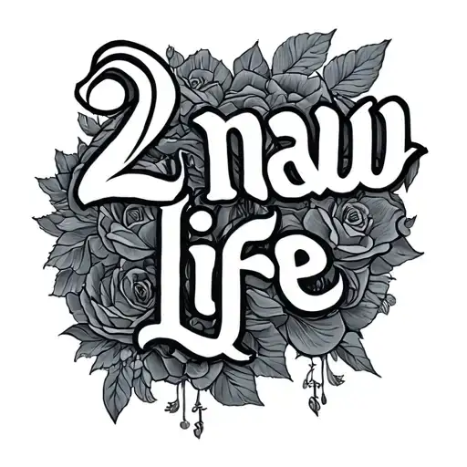 Text That Says 2 Naw 3 4 Life Intertwined