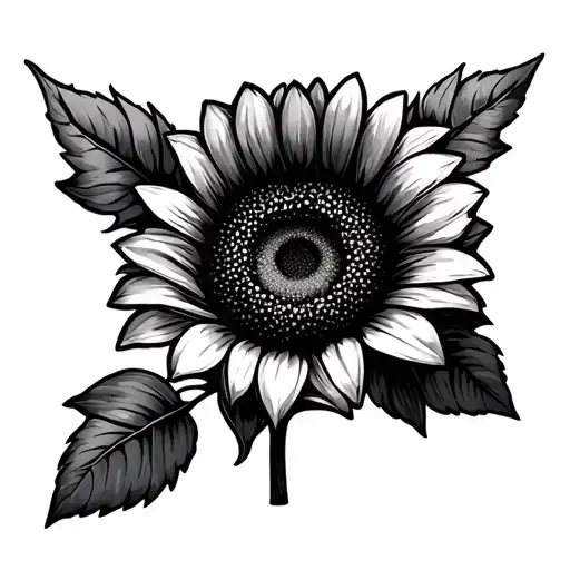 Baby Girl Sunflowers Intertwined