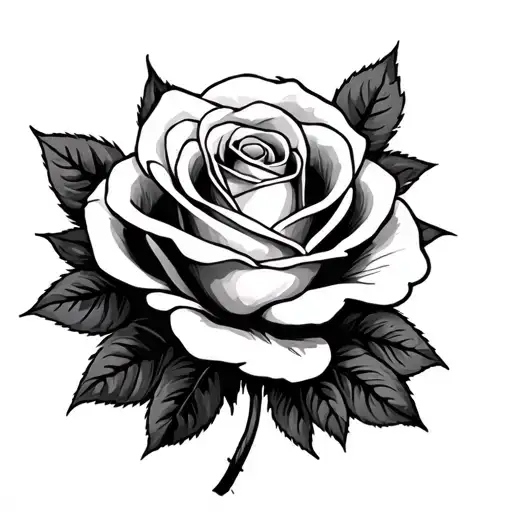 Roy With A Rose In The Middle