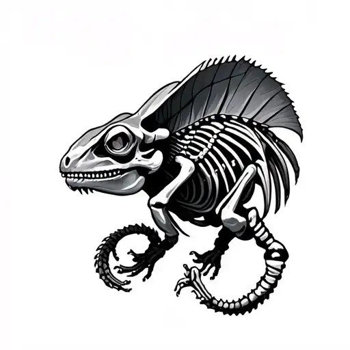 Chameleon Skeleton