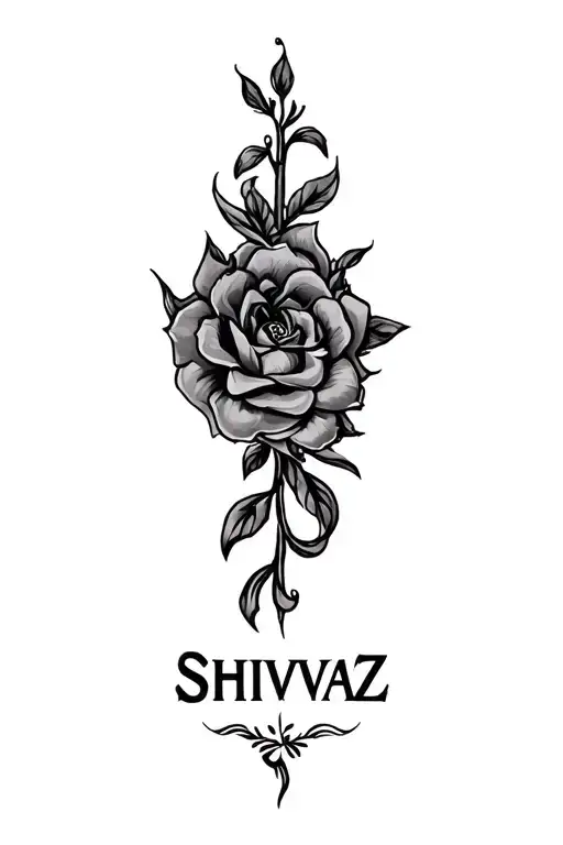 Small Tatoo Name Shivaz