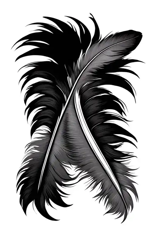 Native American Feather Feather Feather