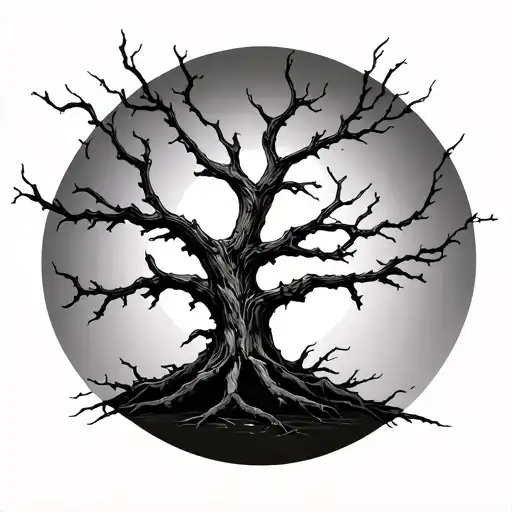 Dead Tree And Branches