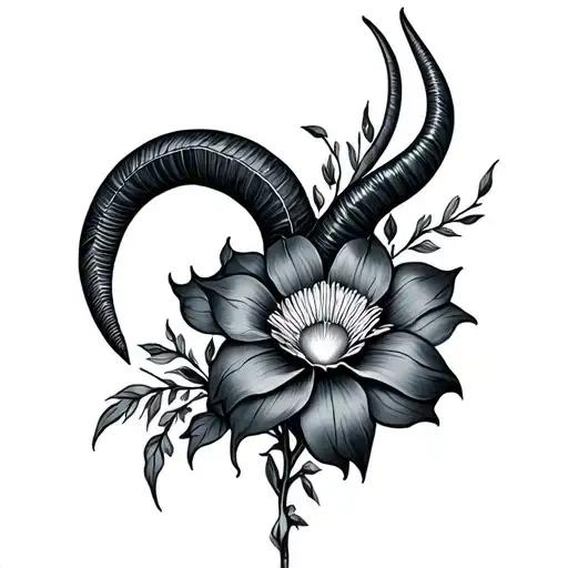 Capricorn Cancer Flower