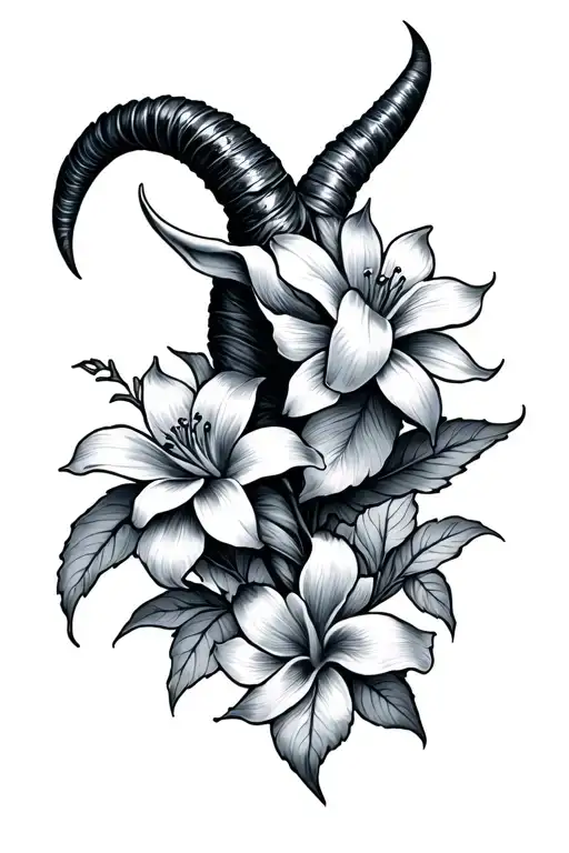 Capricorn Cancer Flower