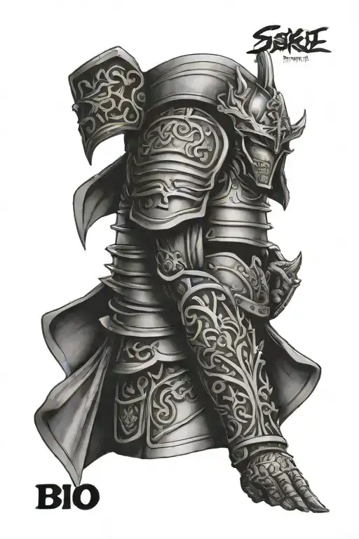 Bio Mechanical Samurai Arm Guard