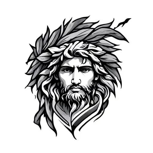 Simple Greek Tattoo Design