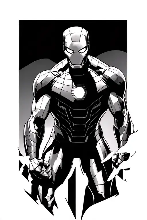 Iron Man And Spider Man Standing