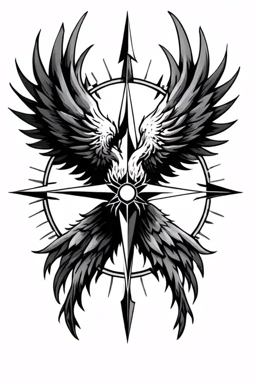 Phoenix Arrow Compass