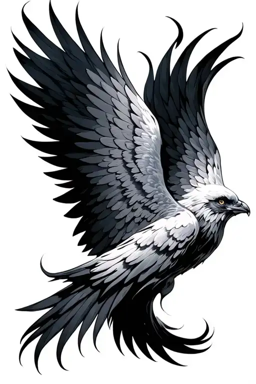 Assymetrical Wings Burnt At Bottom