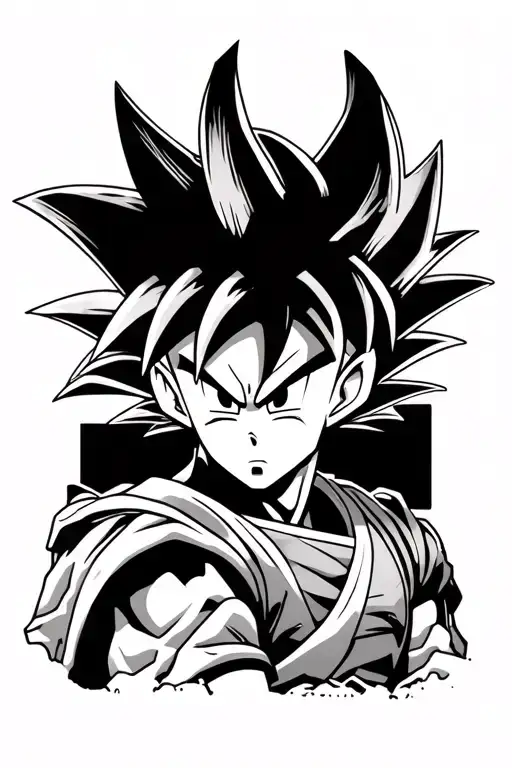 Dragonball Anime Tattoo On Forearm