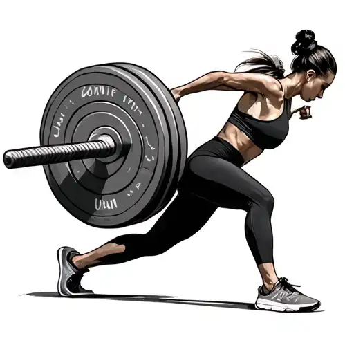 Yoga Barbell And Running