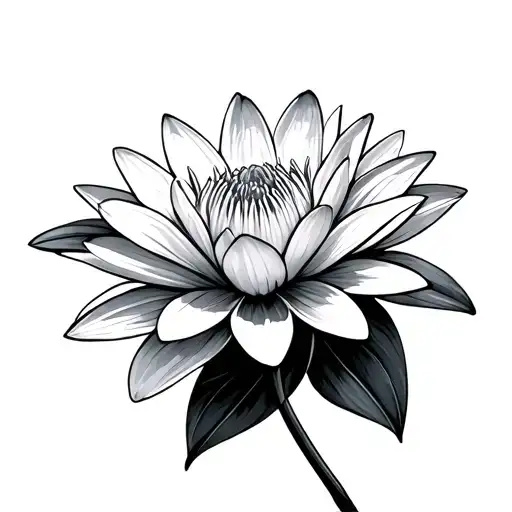 Daisy And Water Lily