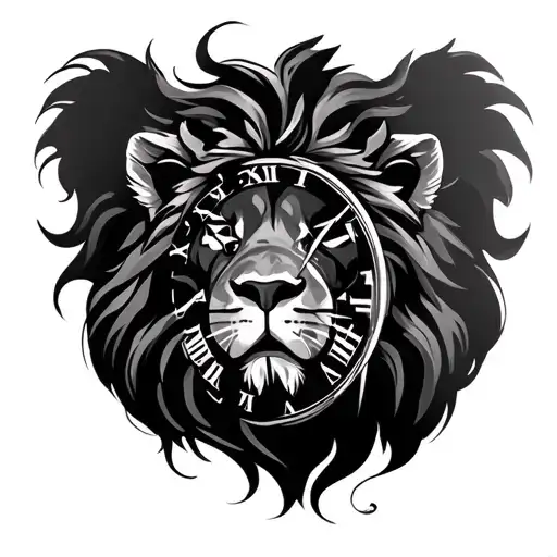 Lion Clock