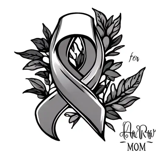 Lung Cancer Ribbon Mom