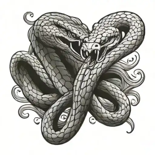 Cobra Snakes Fighting