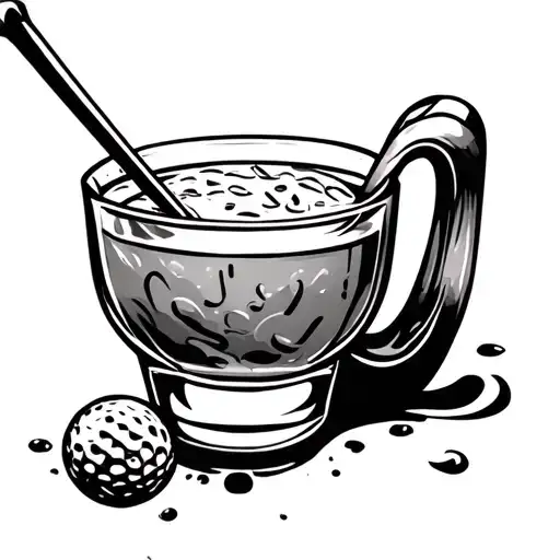 Music Golf Manhattan Drink