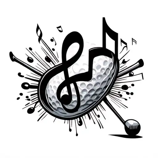 Music Note Golf Club Bapop