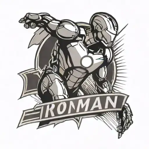 Ironman Triathlon Logo With A Mid Century Modern Interpretation