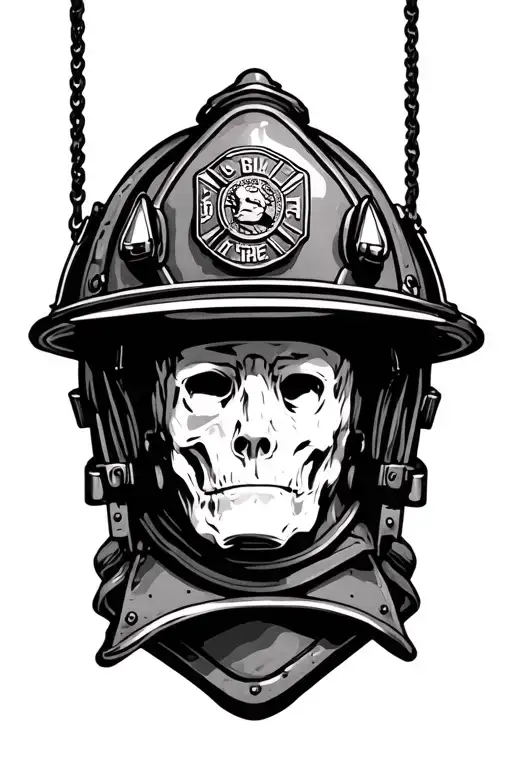 Firefighter Helmet Hanging