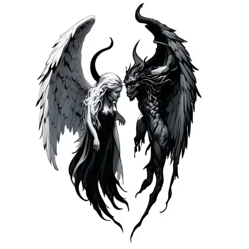 Half Angel And Demon