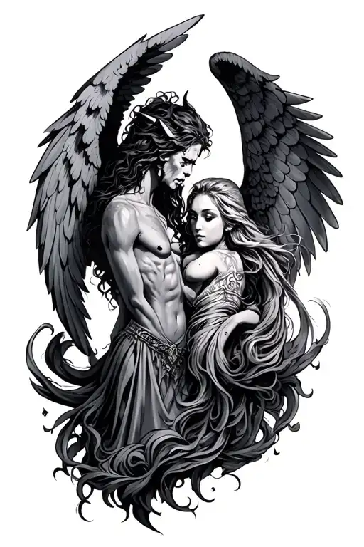 Half Angel And Demon