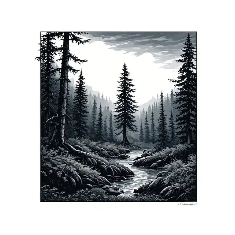 Egal Landskap Forest